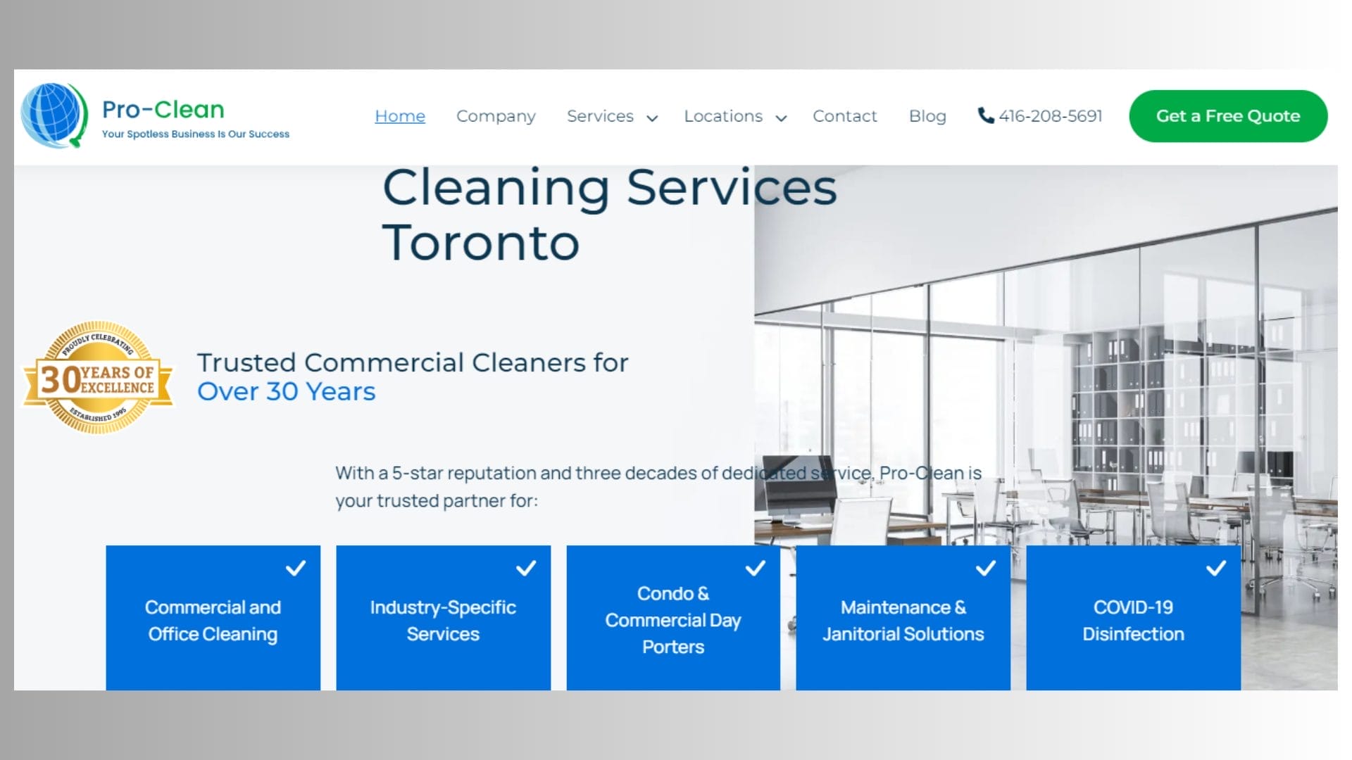 Cleaning and Janitorial Services in Casa Loma