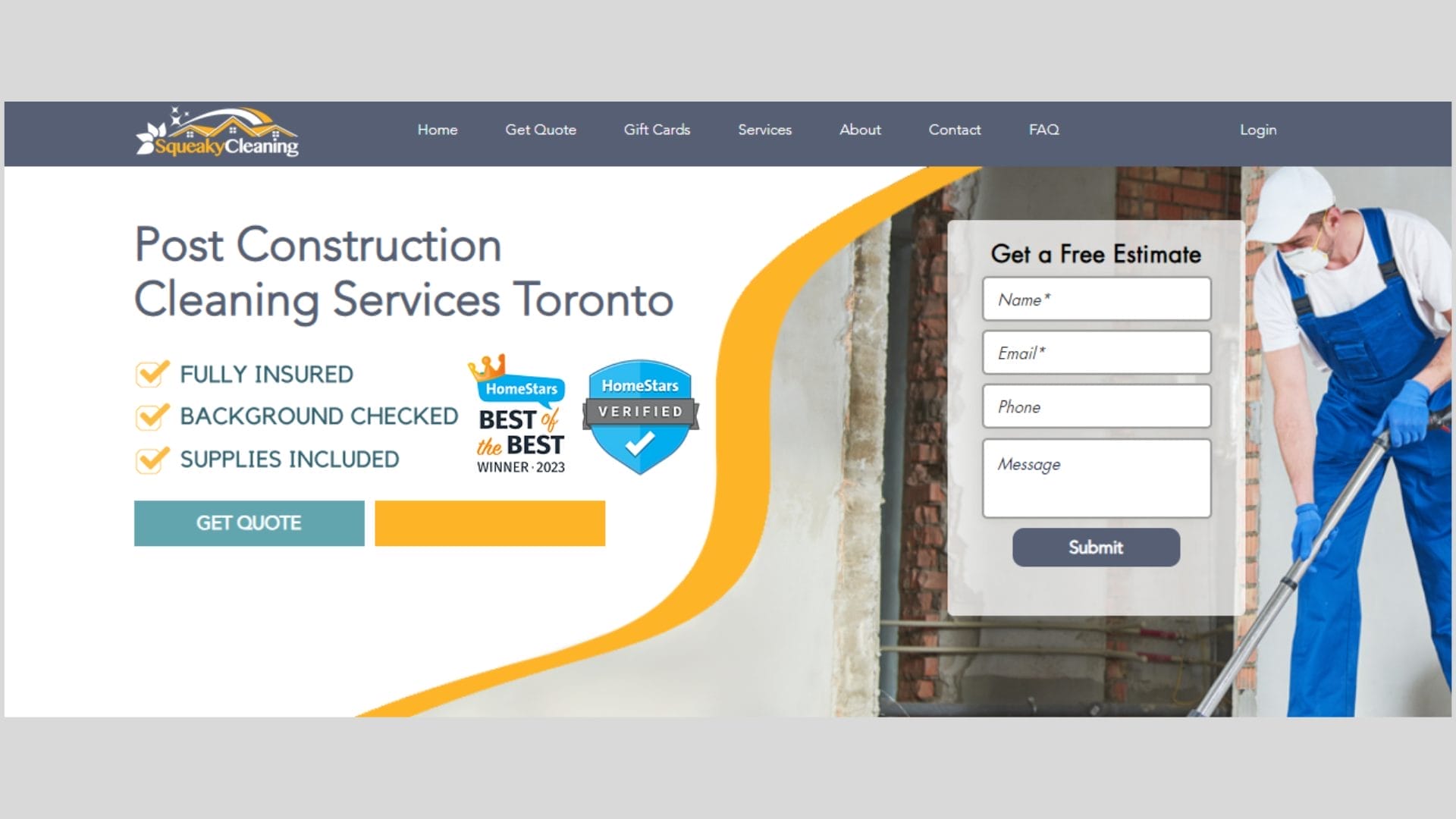post-construction cleaning services in Toronto 