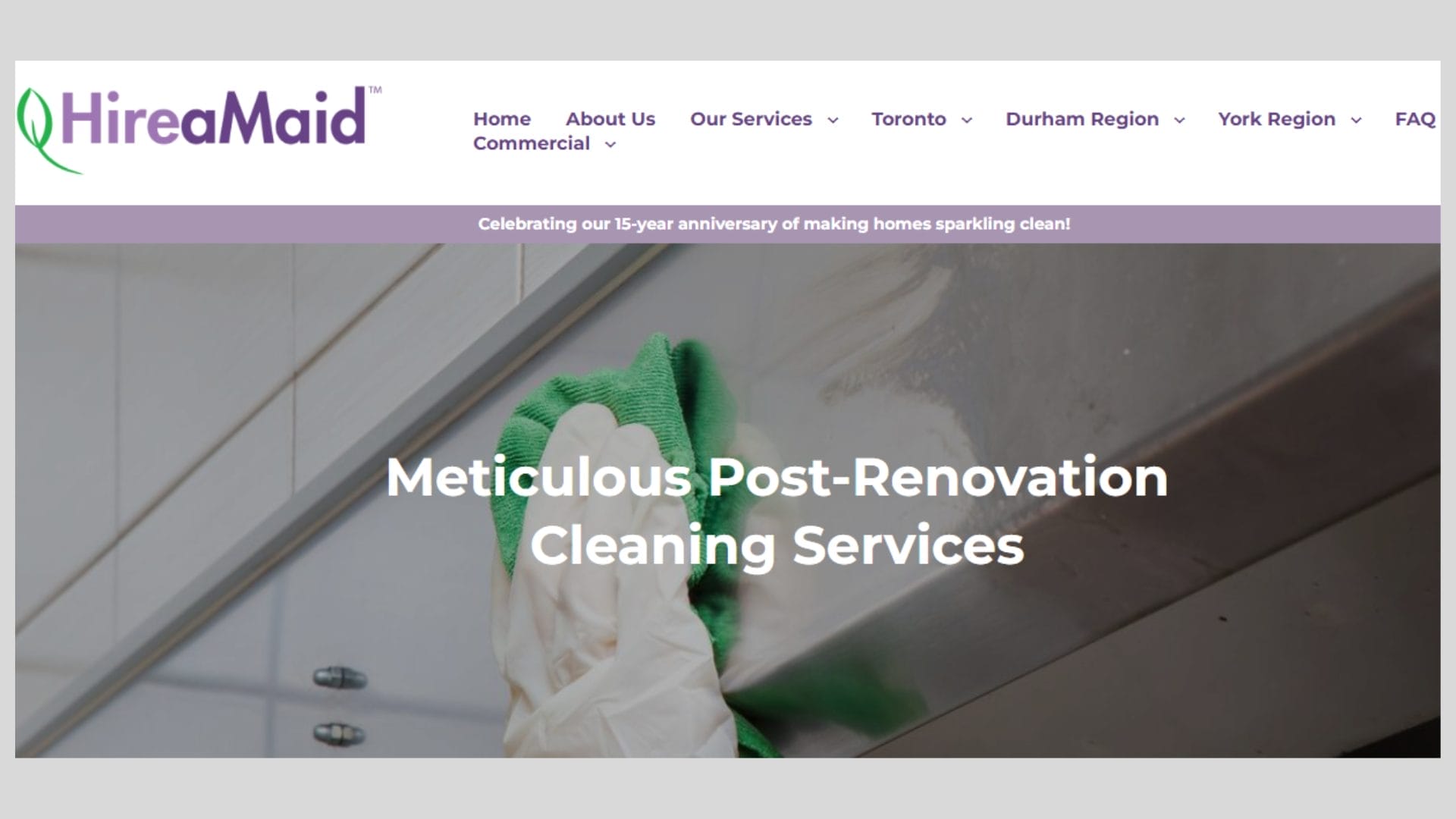 post-renovation cleaning services in Toronto