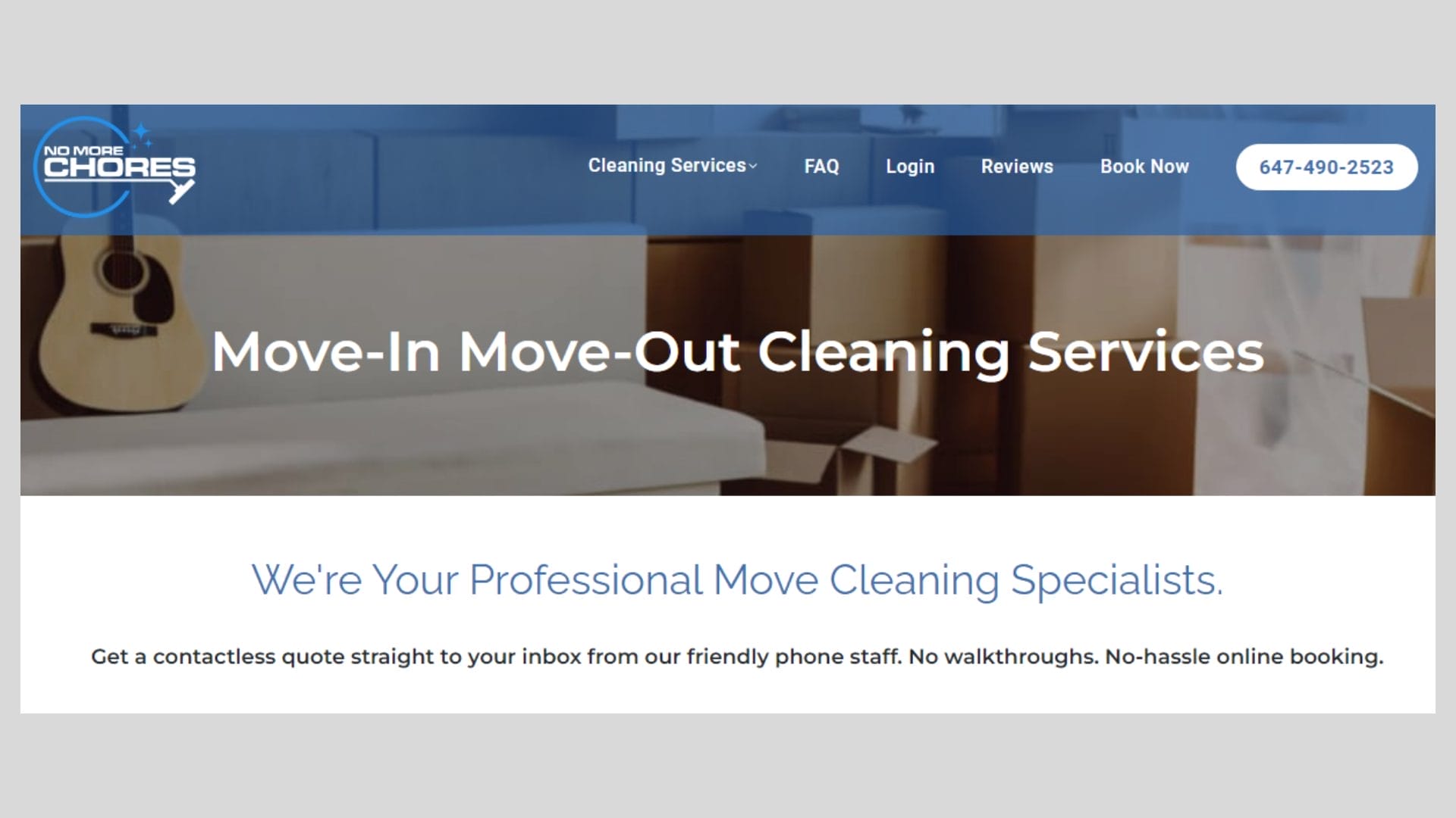 move-in and move-out cleaning services in Toronto