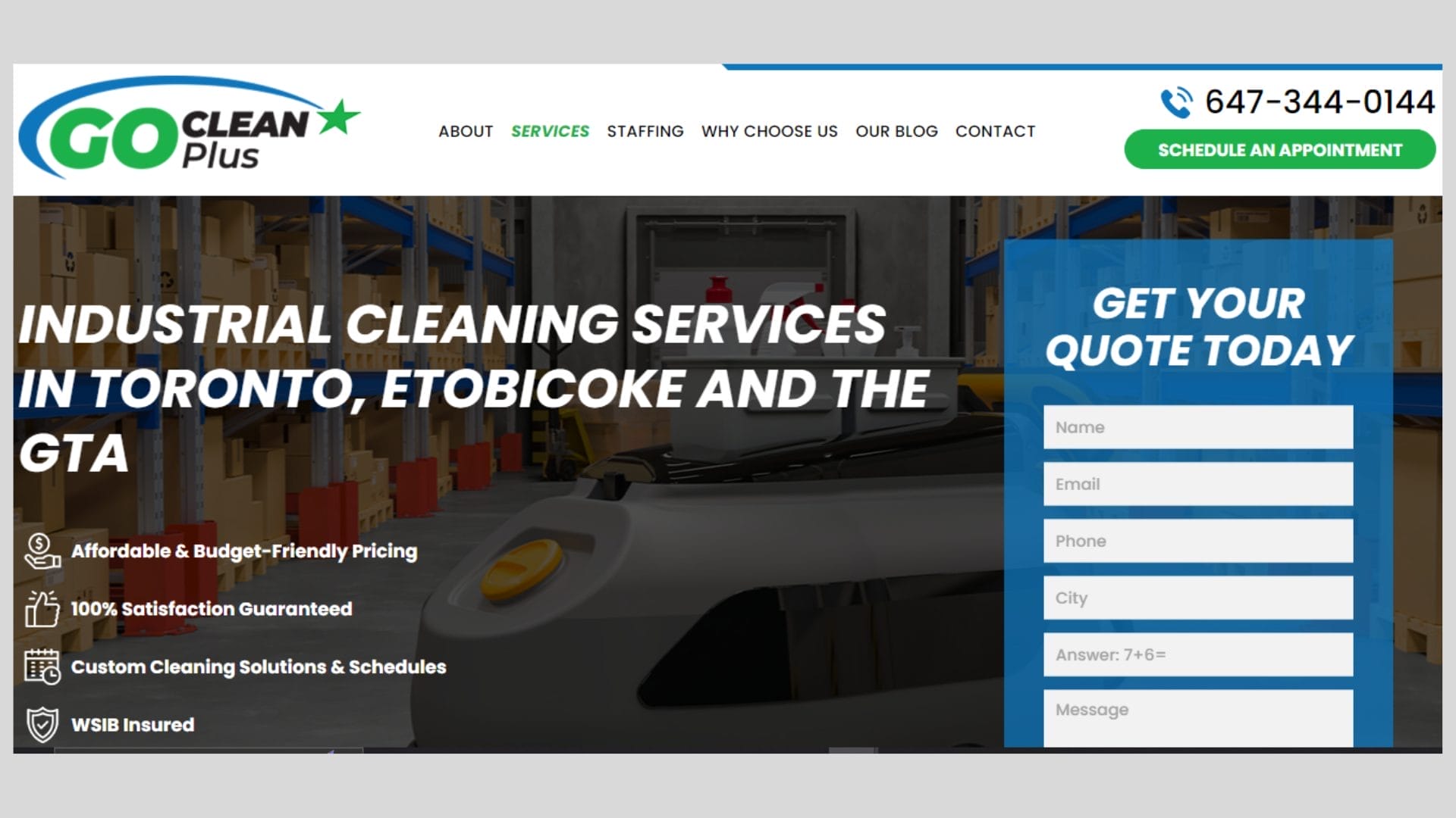 best industrial facility cleaning services in Toronto